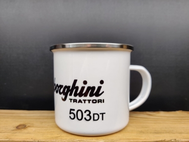 Lamborghini Trattori 503DT Emaille Tasse